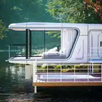 Ultimate Solution for Modern, Portable Living: Prefabricated Mobile Capsule House/Hotel, 30x10.5x10Ft, 315 Sqft. Withstands high